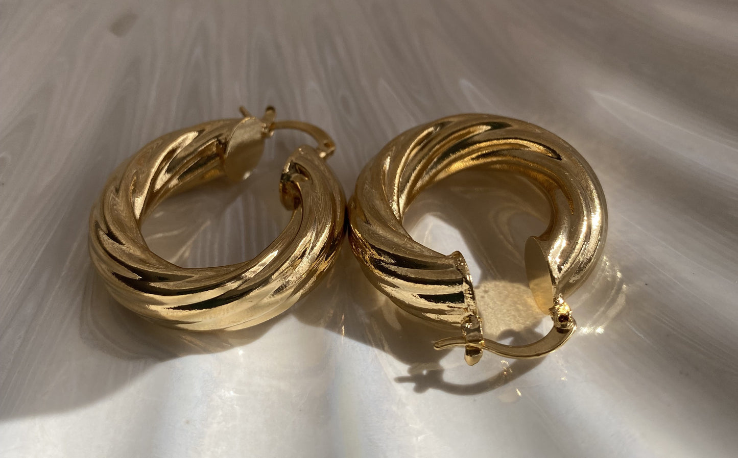 Twist Hoop Earrings