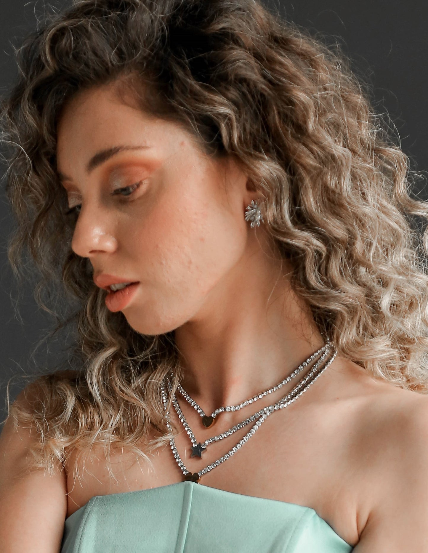 Pendant Tennis Necklace