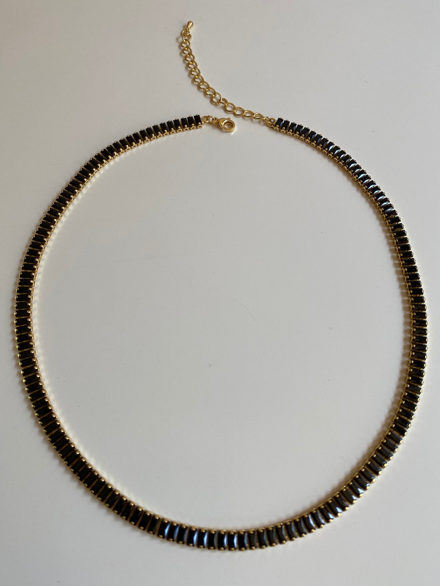 Black Zircon Necklace